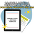 Graphic showing a tablet with text about Cancellation & Refunds policies for digital product sellers, accompanied by shining stars and a document from ElizabethStapleton.com.