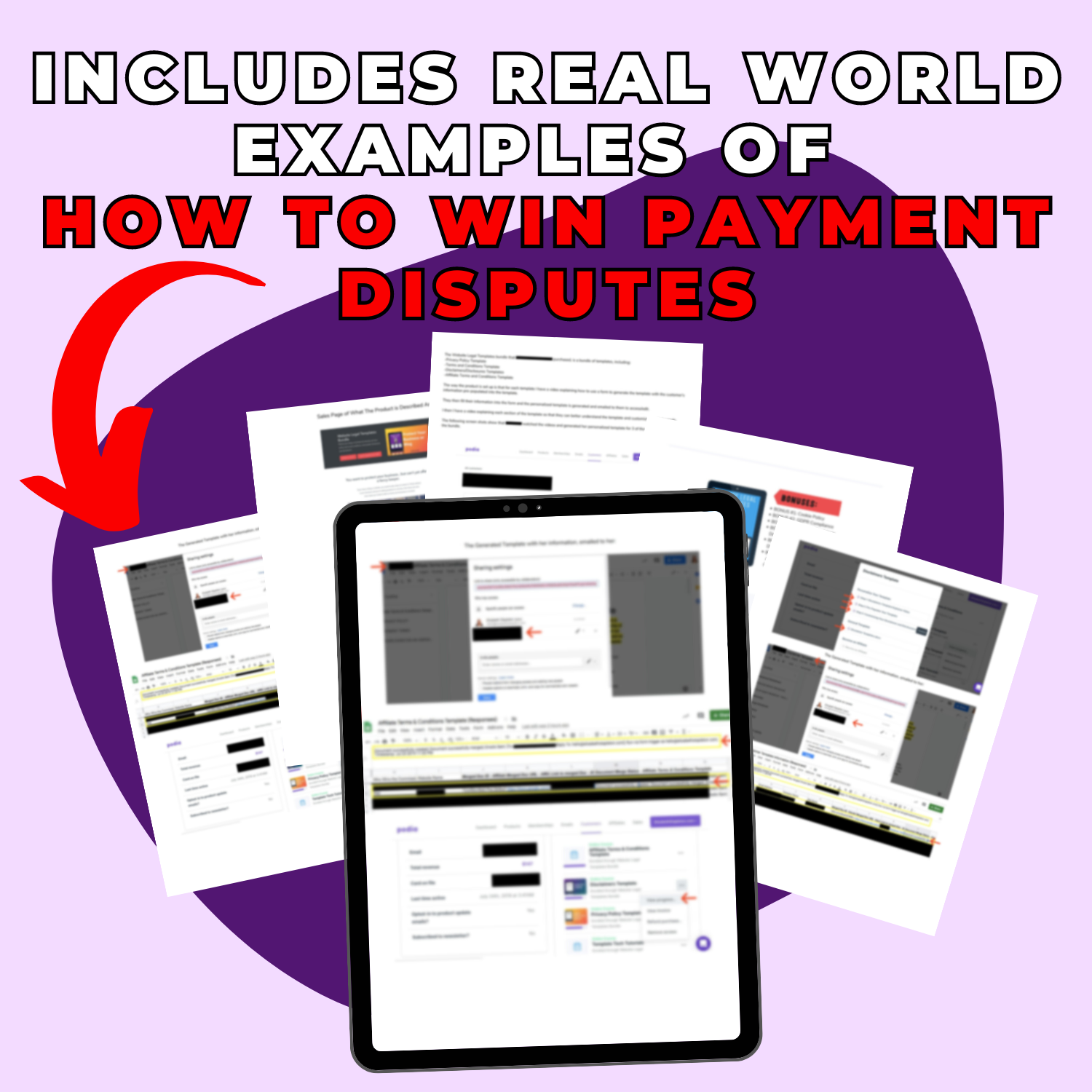 How to win payment disputes - includes real world examples from The Complete Guide to Offering Low Priced Payment Plans in Your Business at the Blogger Breakthrough Summit.