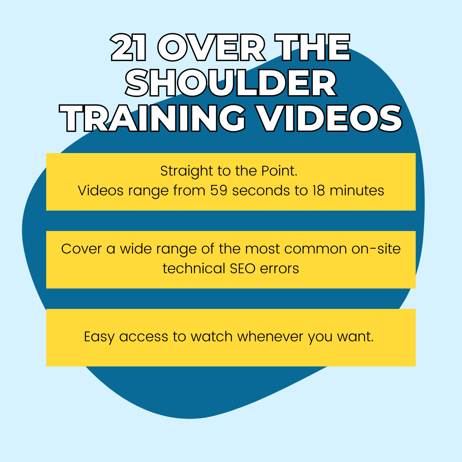 21 On Site SEO Tech Vault training videos from the Blogger Breakthrough Summit.