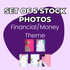 Set of 5 Financial Theme Stock Photos from Blogger Breakthrough Summit, perfect for enhancing your blog&